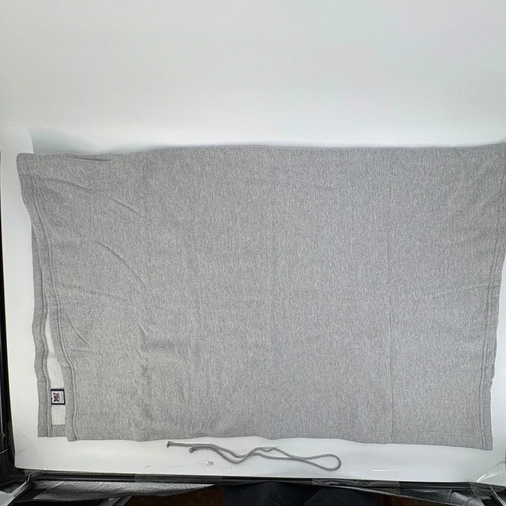 Vintage Washington Mutual Fleece Stadium Blanket Gray Heather Drawstring WaMu